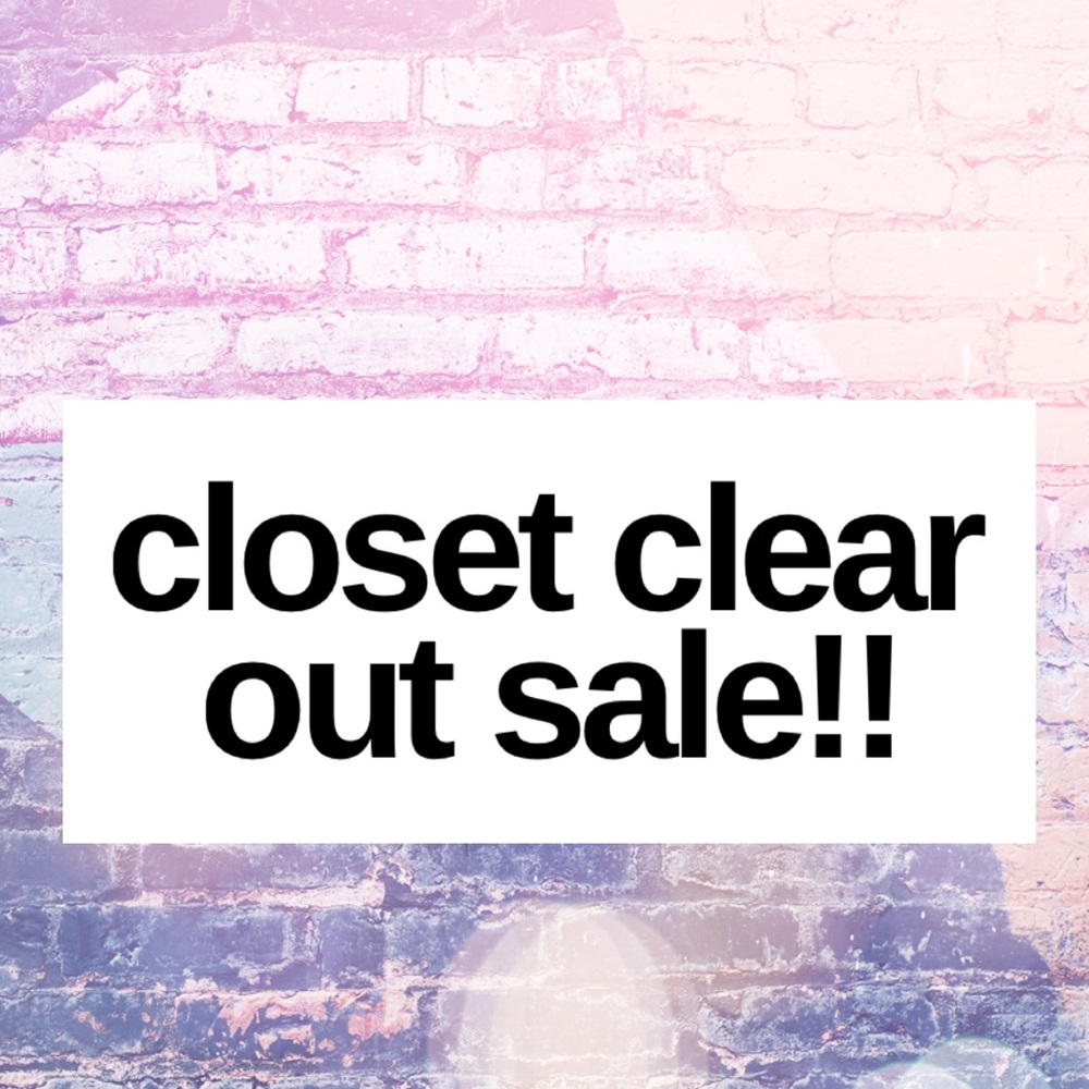 Closet Clear Out!!!